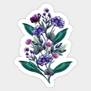 The Midnight Summer bouquet Sticker